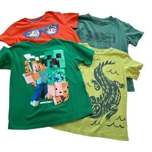 Boys Graphic Tee Bundle Mojang Mini Boden Life Is Good Tea Mixed Size 8